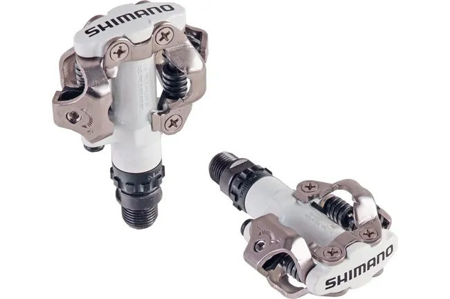 Shimano LX SPD Pedal PD-M520 with SM-SH51 Cleats, white