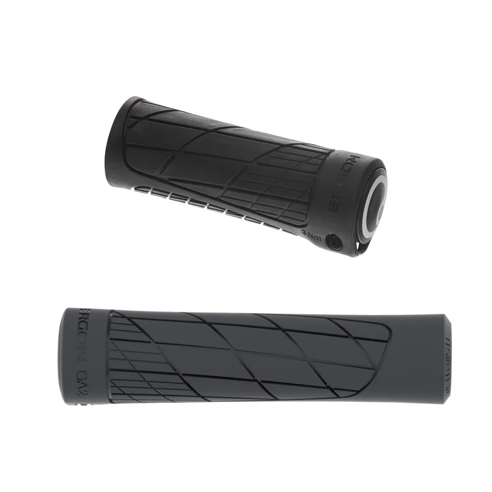 Ergon GA2 Single Twist Shift Lock-On Handlebar Grips 30mm black