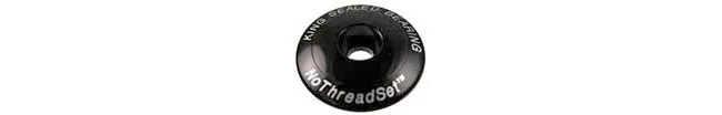 Chris King Headset Cap 1-inch NoThreadSet Sotto Voce Black