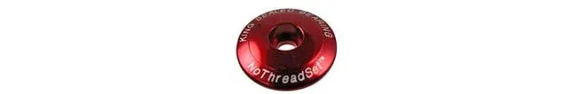 Chris King Headset Cap 1 1/8 inch NoThreadSet red