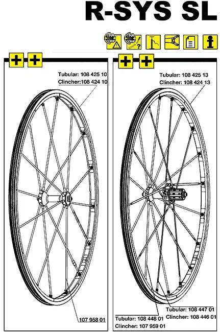 Mavic R-SYS SL Rear Clincher Rim, 20-hole, black, 2010 model – Sold out