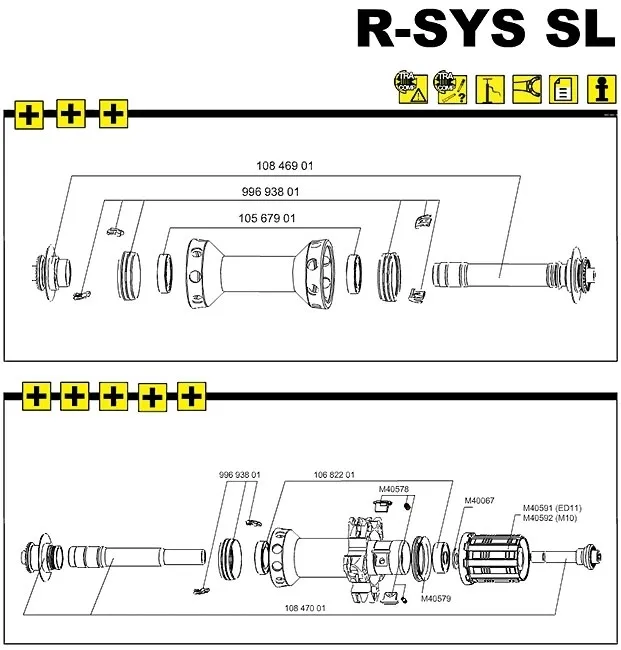 Mavic R-SYS front wheel hub bearings, type 6802 | 15x24x5 mm, set of 2 – limited stock