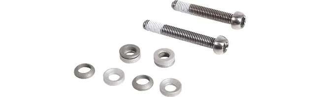 Avid brake caliper bolts, long (29 mm), titanium, including washers (2 pieces)