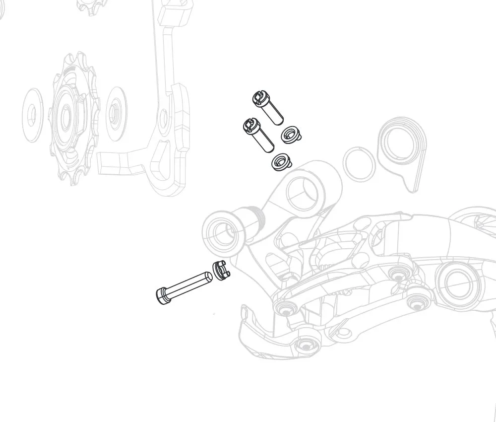 SRAM X0 / X9 / X7 Rear Derailleur Spare Part | Limit Screw Kit