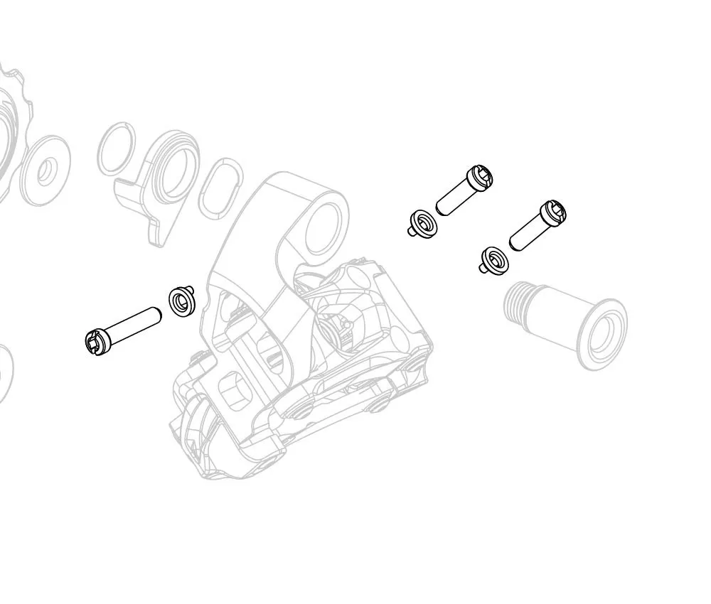 SRAM X0 / X9 / X7 Rear Derailleur Spare Part | Limit Screw Kit