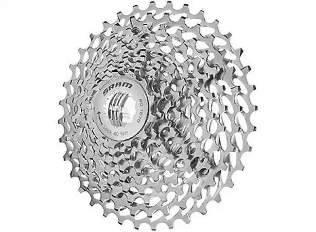 SRAM PG-1070 cassette, 10-speed, 12–28-tooth range