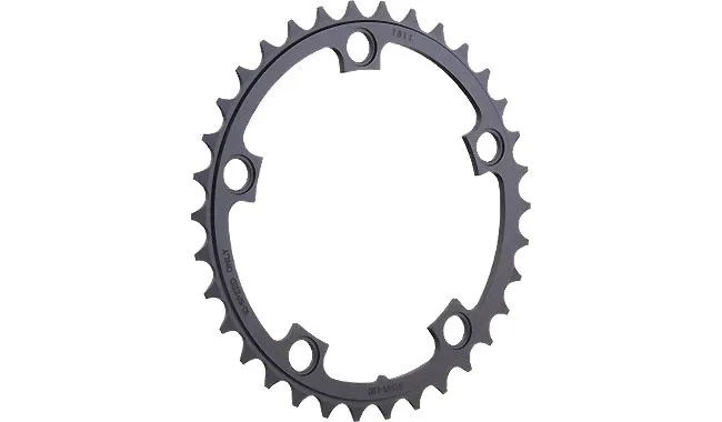 SRAM chainring, 39 teeth, 130mm bolt circle, 5-arm, 10+11-speed, black