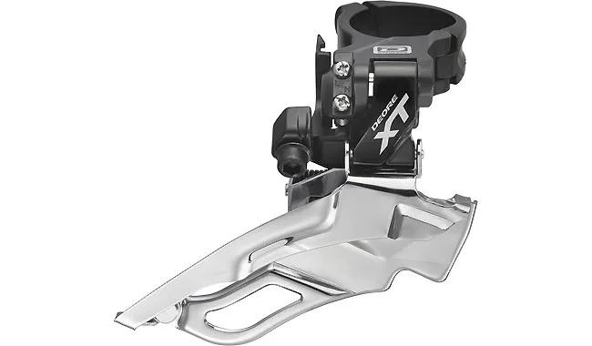 Shimano XT front derailleur FD-M781L, black, 10-speed, black, dual pull – limited stock