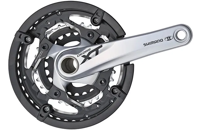 Shimano XT FC-T781 crankset, 175mm, 44-32-24T, silver – SOLD OUT