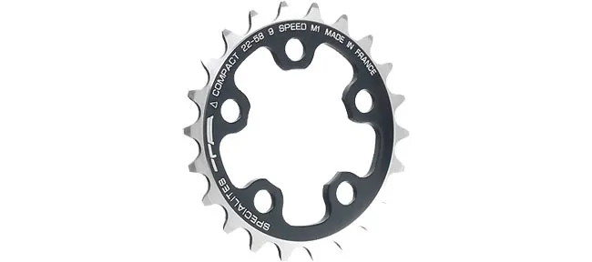 TA Specialite Zelito chainring, 26 teeth, 74 mm, black
