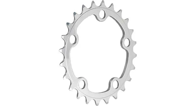 TA Specialite chainring, 24 teeth, 58 mm, silver