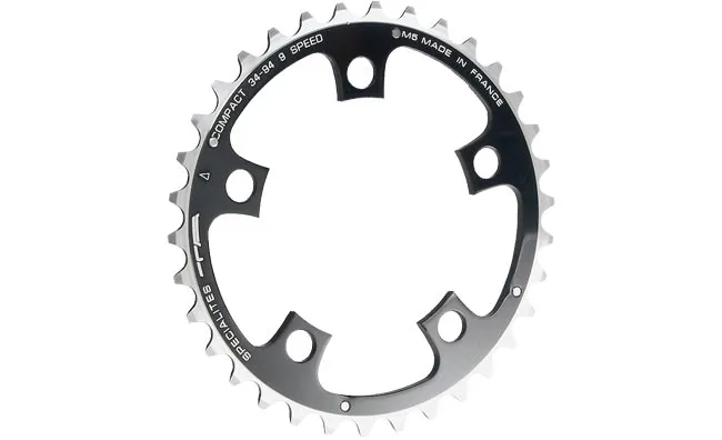 TA Specialite chainring, 94 links, black, 3-speed, centre 36 teeth