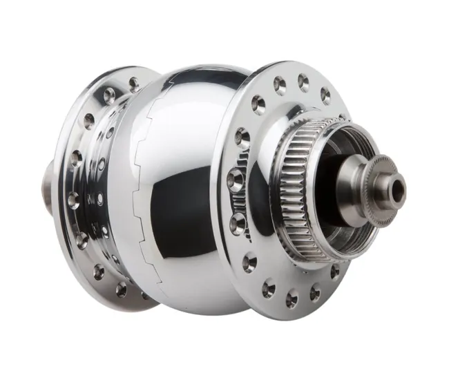 Schmidt SONdelux Hub Dynamo Disc Centerlock Silver 32-hole