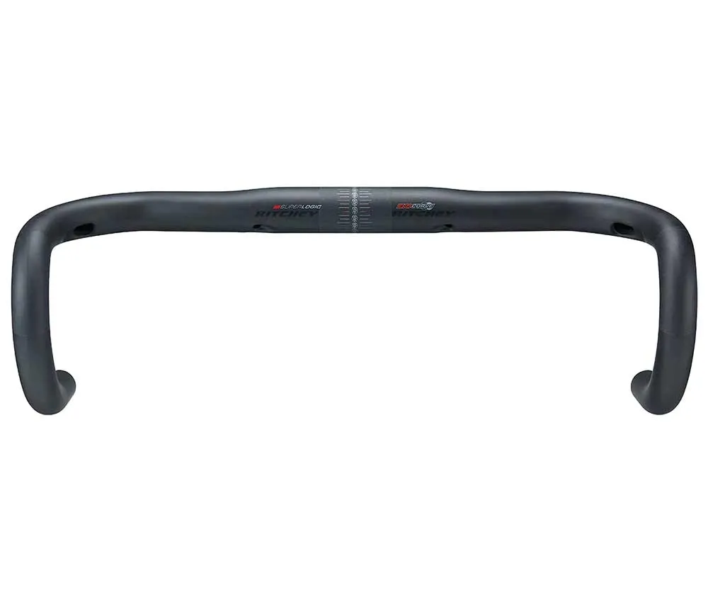 Ritchey Superlogic Evo Curve Carbon Road Bike Handlebar 4°/2° Width 40 cm Black 31.8 mm