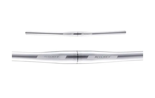 Ritchey Classic Flat Handlebar 560 mm width 5 degrees hp silver