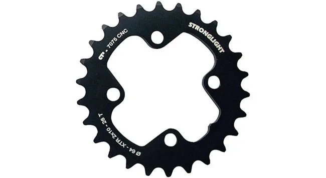 Stronglight ct² XTR FC-M980 64-tooth chainring, black, 10x2-speed, 28 teeth – limited stock