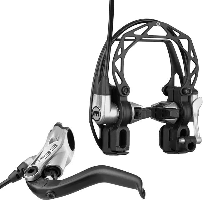 Magura HS33 R brake, 2-finger lever, silver