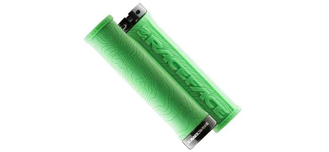 Race Face Half Nelson Lock On Handlebar Grips 29 mm Colour: green
