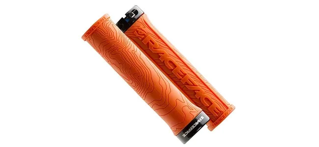 Race Face Half Nelson Lock-On Handlebar Grips 29 mm Colour: orange