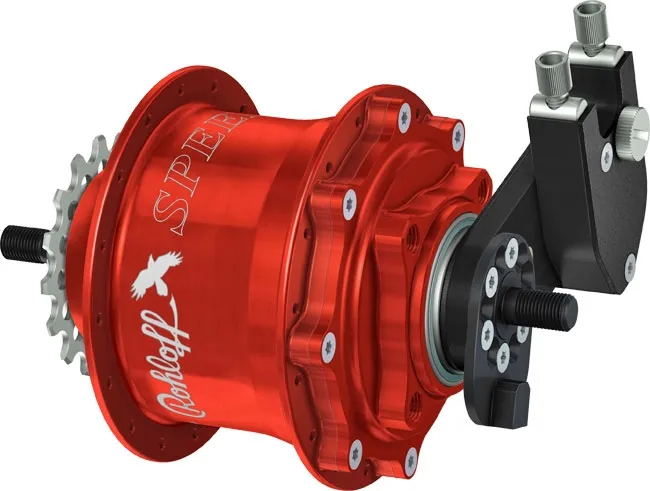 Rohloff Speedhub 500/14 TS DB EX OEM red 32-hole