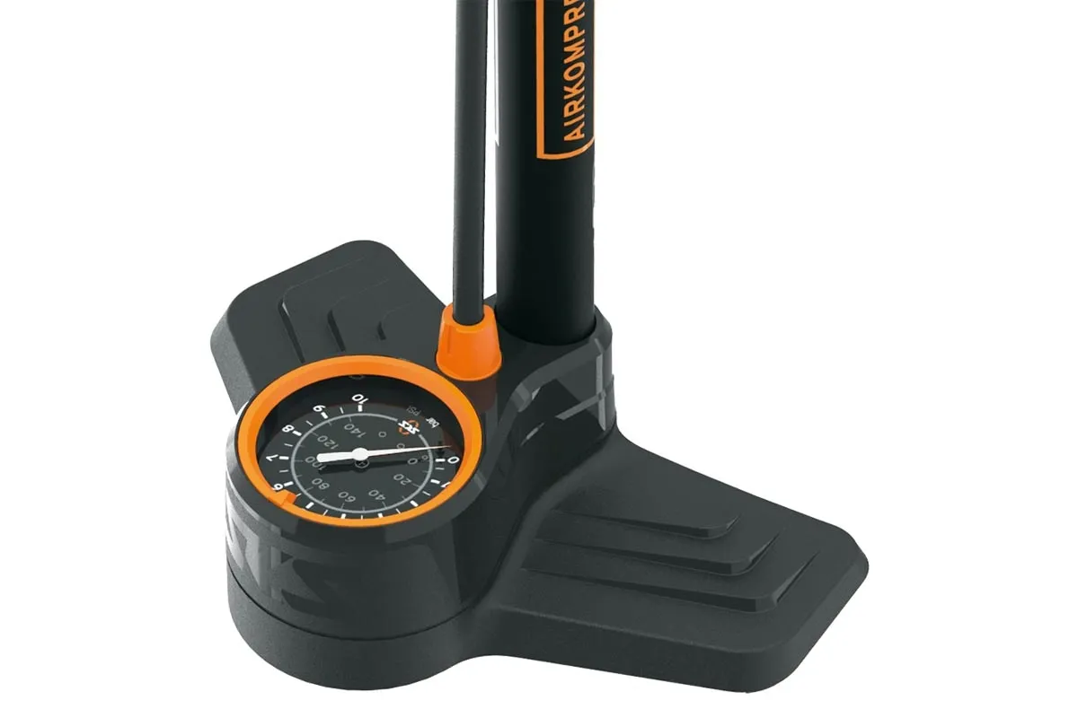 SKS Airkompressor 10.0 Floor Pump, black, Multi-Valve pump head