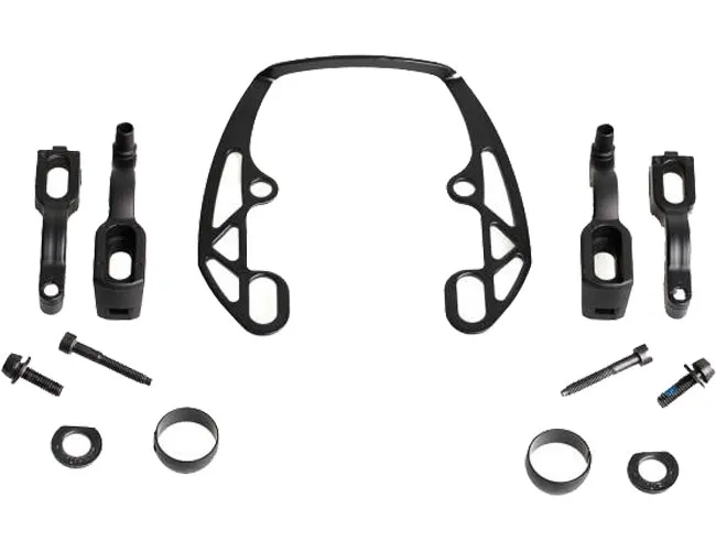 Magura Evo2 adapter, black, complete, for an HS33 brake