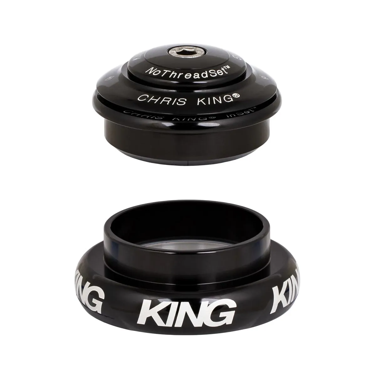 Chris King InSet i7 Headset Mixed Tapered black | black ZS44/28.6 - EC44/40