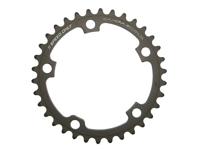 Campagnolo Super Record CT 11s chainring, 34 teeth, grey, LK 110