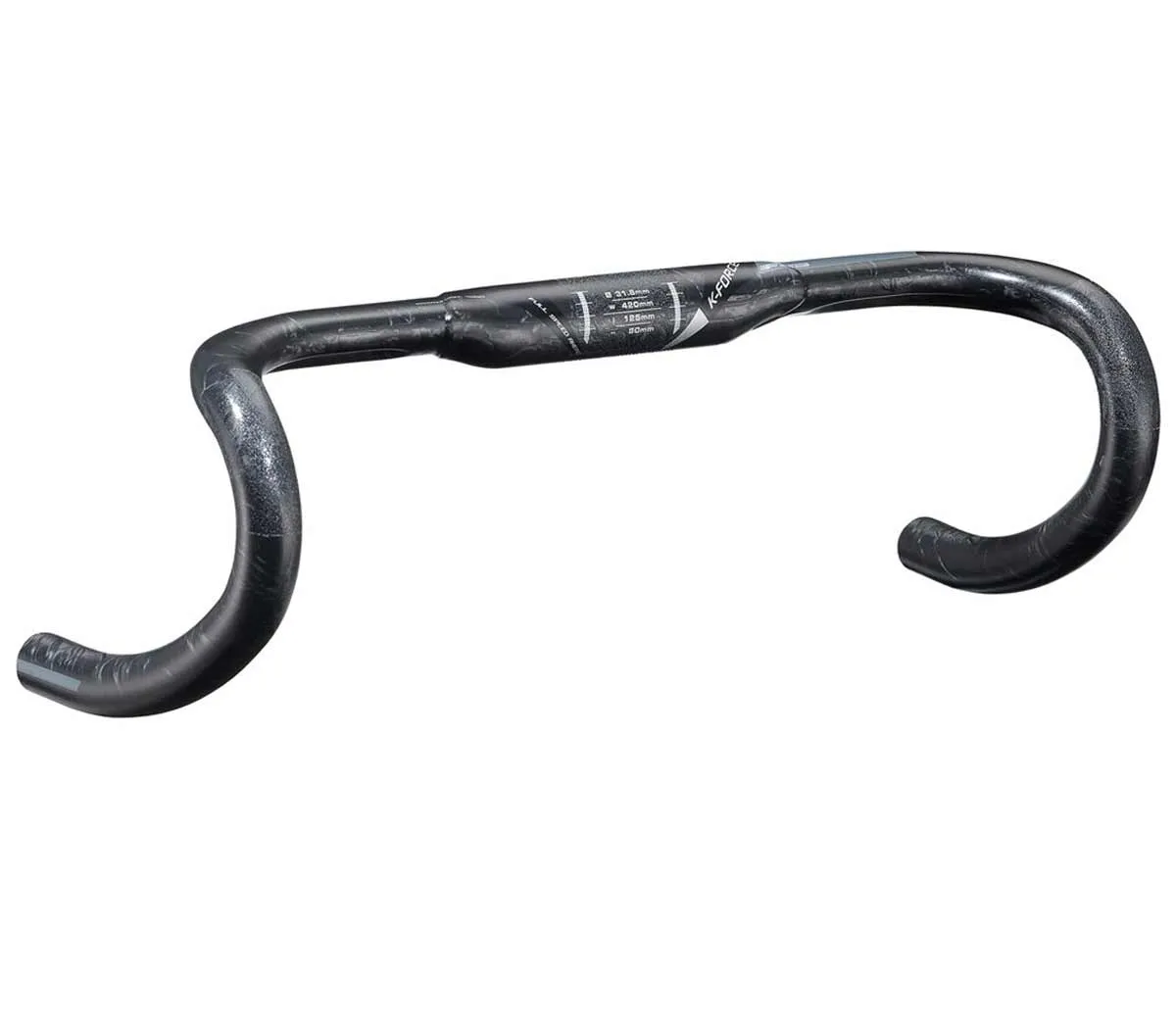 FSA K-Force Compact ARC Carbon Road Bike Handlebar, 40 cm width