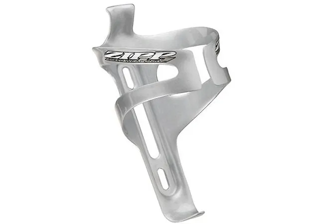 Zipp bottle cage, carbon, silver