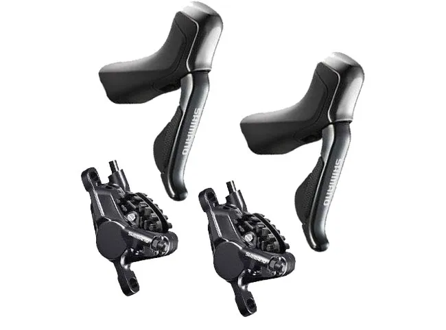 Shimano Di2 STI ST-R785 Disc Set + BRRS785 Post Mount Disc Brake, Road, 11-speed