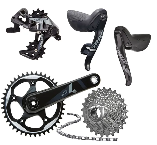 Sram Force 1 GXP groupset without brakes