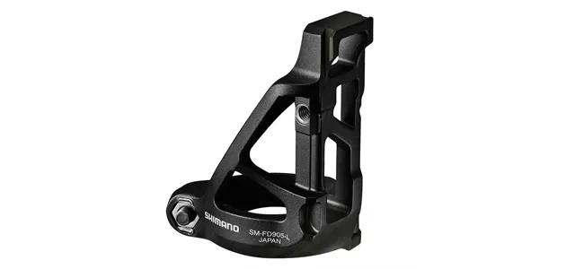 Shimano XTR Di2 front derailleur adapter SM-FD905-L, 34.9mm deep, incl. adapter 31.8–28.6