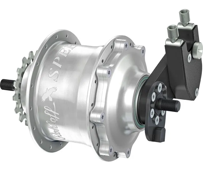 Rohloff Speedhub 500/14 TS EX OEM Tandem silver 36-hole