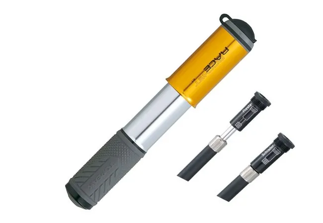 Topeak RaceRocket MT Mini Pump, gold – 6 bar