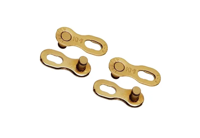 KMC MissingLink 10 Ti-N chain lock, gold, 10-speed, 2 sets