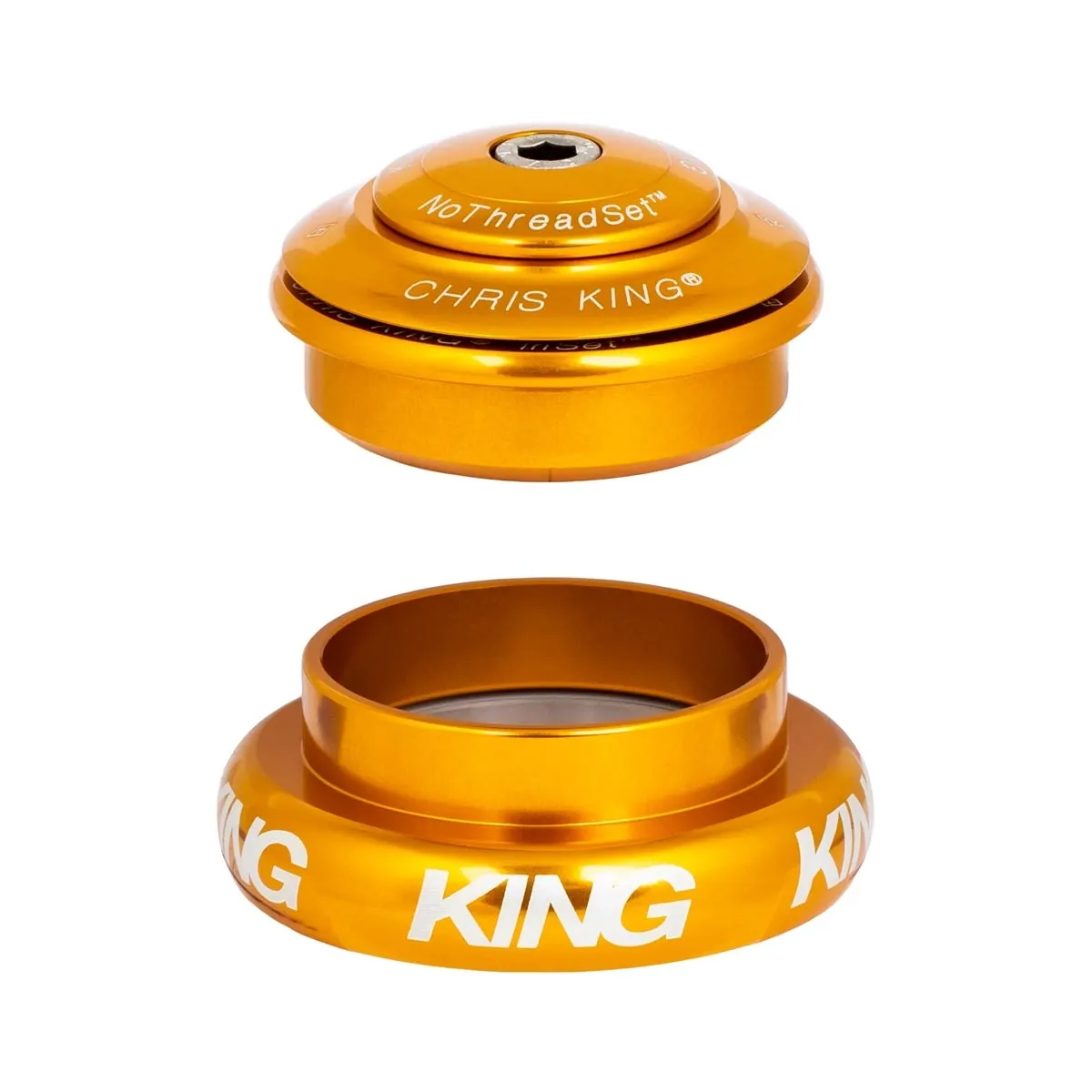 Chris King InSet i7 Headset Mixed Tapered 1 1/8 - 1.5 inch gold | gold ZS44/28.6 - EC44/40