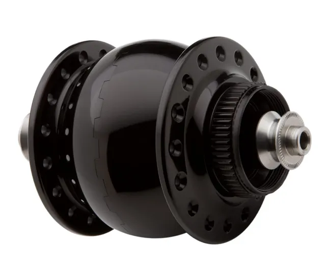 Schmidt SON 28 Hub Dynamo Disc Centerlock, black anodised, 36-hole