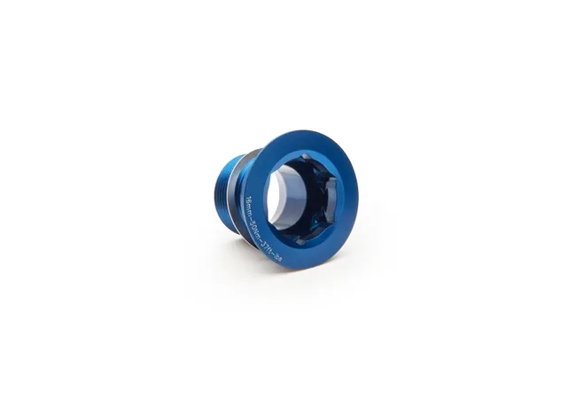 Race Face crank bolt 18 mm NDS Cinch 30 blue