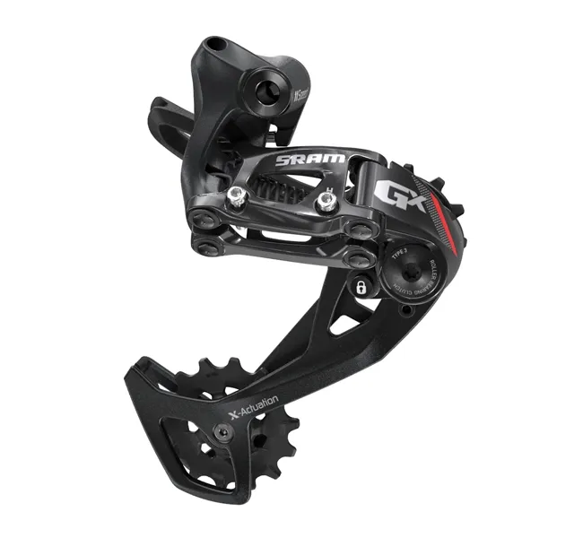 Sram GX rear derailleur 11x2-speed black-red Type 3 long cage