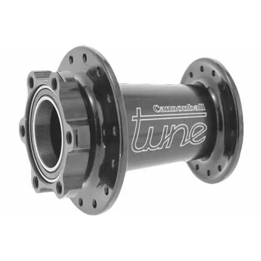 Tune Cannonball Lefty 2.0 front wheel hub, 28-hole, black