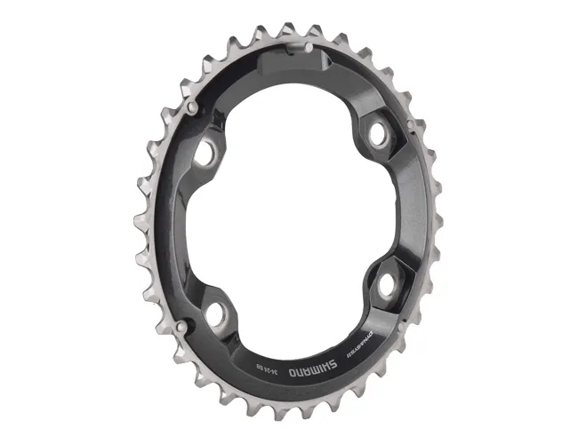 Shimano XT FC-M8000 chainring, 36 teeth, 96 links, 2-speed