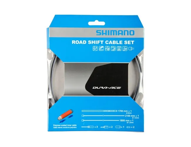 Shimano DURA-ACE Cable Set SLR-EV polymer-coated Grey