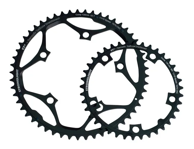 Stronglight Type 130 ct² Road Bike Chainring 5-Arm Inner 130 Lk Black 38 Teeth