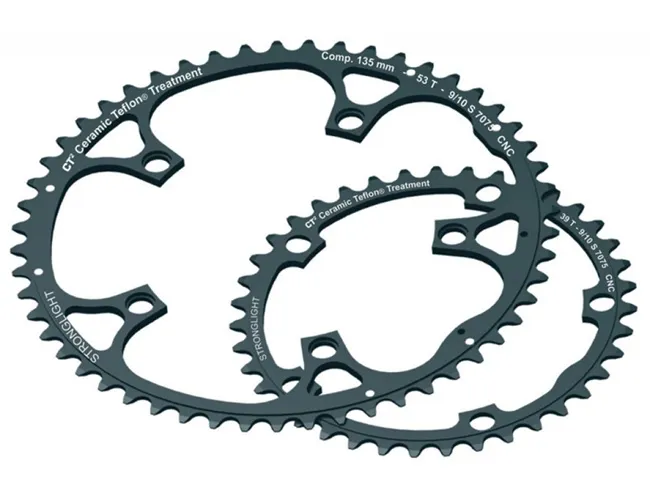 Stronglight ct² road bike chainring Type 135C Campagnolo 10-speed internal black 39 teeth