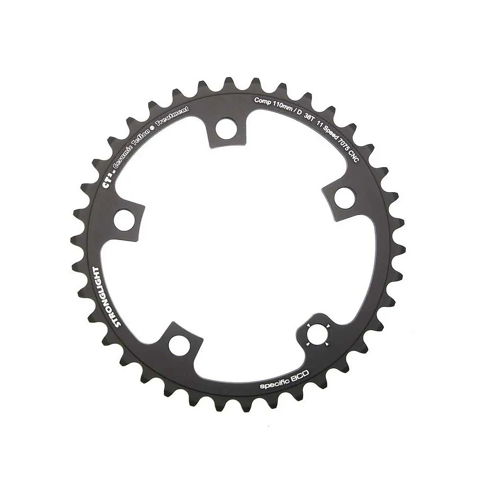 Stronglight Type 110D ct² Road Bike Chainring Campagnolo 11-speed | 5-arm 110 LK inner 42 teeth