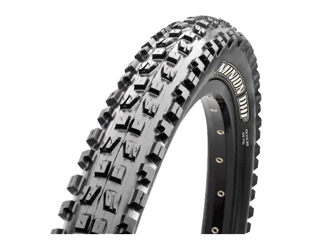 Maxxis Minion DHF MTB tyre 27.5 inches x 2.50 SuperTacky DH clincher tyre – remaining stock