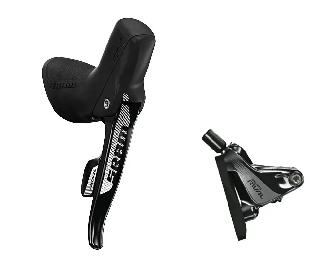 Sram Rival 22 Disc 11-speed shift/brake lever + Flat Mount brake with 180cm cable