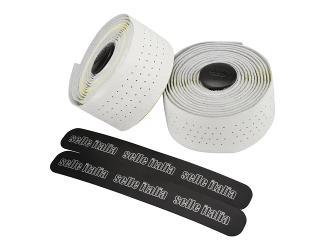Selle Italia Smootape Classica leather handlebar tape, white