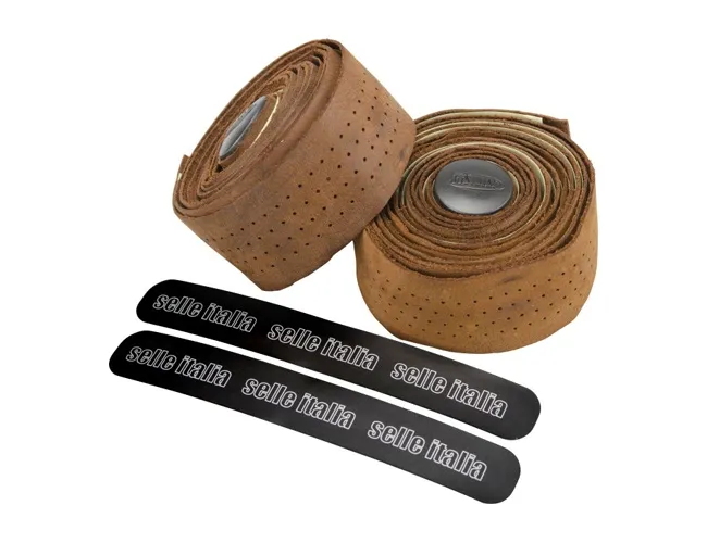 Selle Italia Smootape Classica leather handlebar tape, brown